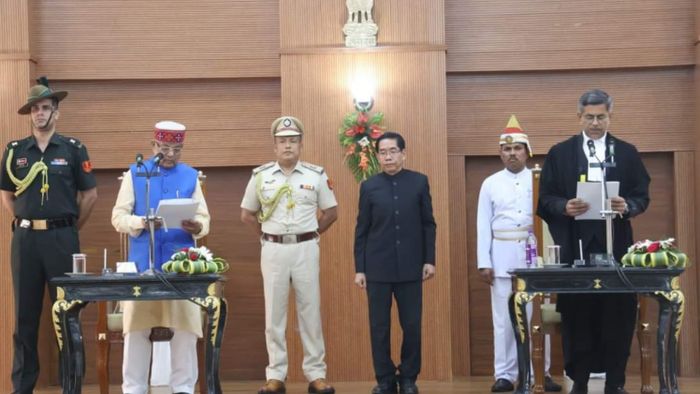 Aparesh Kumar Singh takes oath as new Tripura HC Chief Justice