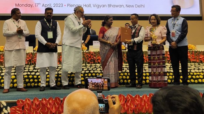 President Droupadi Murmu confers national panchayat awards to Ngopa village