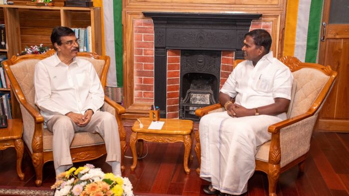 Puducherry Minister calls on Mizoram Governor