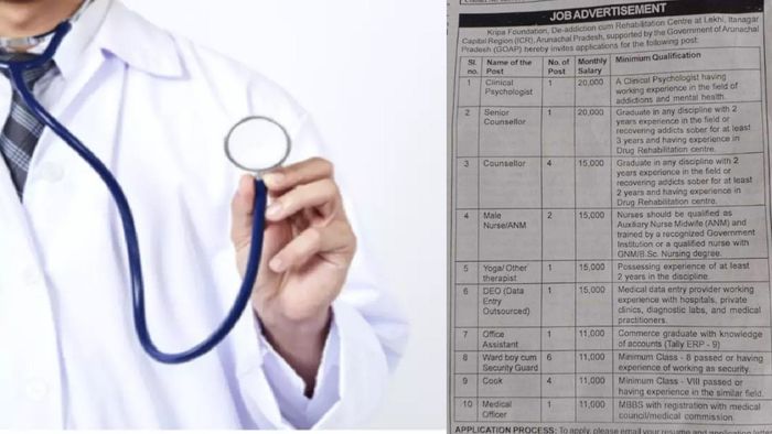 Arunachal government-aided NGO offers MBBS doctors salary of Rs 11,000