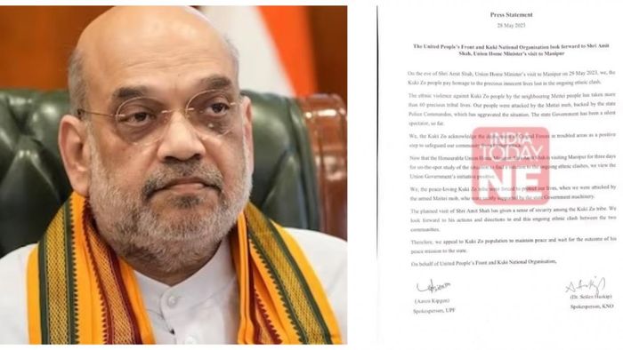 Union Government's initiative to let Home Minister visit Manipur is considered a positive sign:UPF&KNO