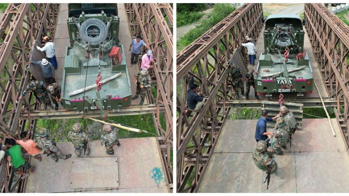 Manipur: Miscreants attempt to damage Wainem Bridge, Army swiftly saves the day