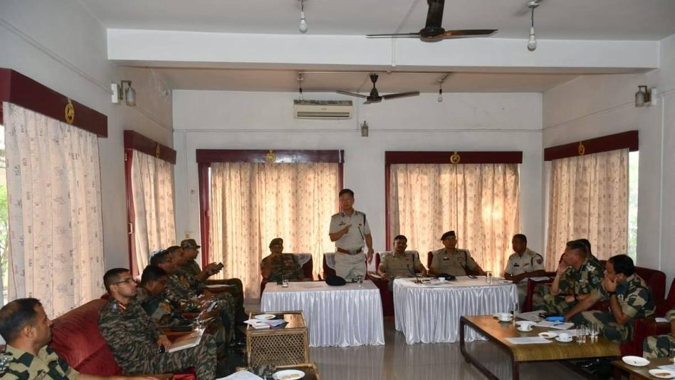 Manipur: Security forces convene high-level meet to strengthen coordination and safeguard peace in Imphal Manipur: Security forces convene high-level meet to strengthen coordination and safeguard peace in Imphal