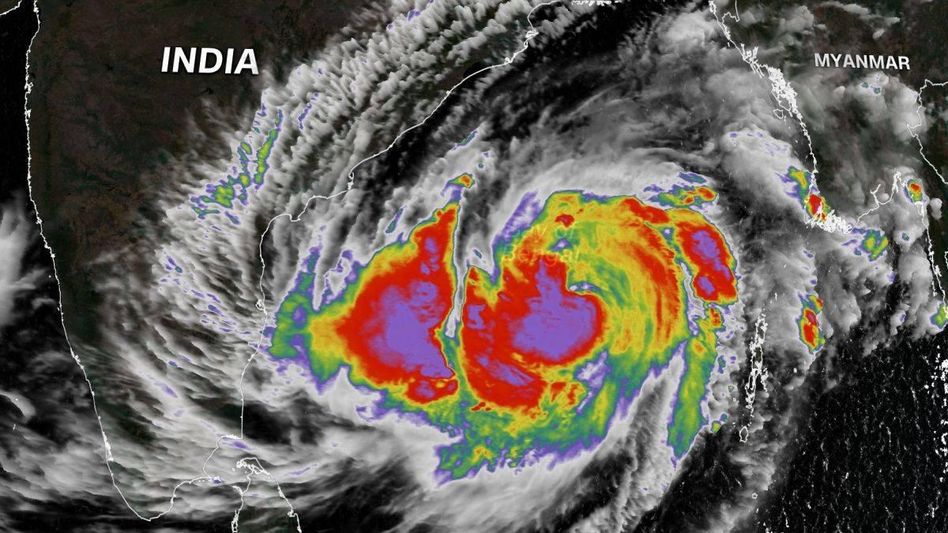 Cyclone Mocha weakens into very severe cyclonic storm over Myanmar Cyclone Mocha weakens into very severe cyclonic storm over Myanmar