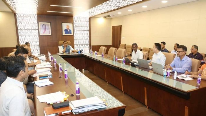Chief Minister Himanta Biswa Sarma chaired a review meeting on the progress being made in new model tea garden schools.