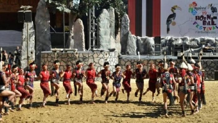 A Naga cultural troupe performing at the Hornbill Festival (File)