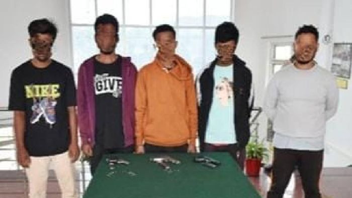 Five KCP(PWG) cadres surrender before security forces in Manipur