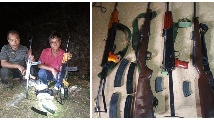 Mizoram Police CID (SB) ops team seizes illegal firearms in Thenzawl