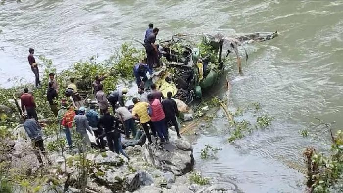 Army chopper crashes in Jammu and Kashmir's Kishtwar village