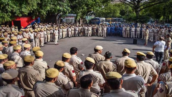 Security beefed up at wrestlers protest site in Delhi