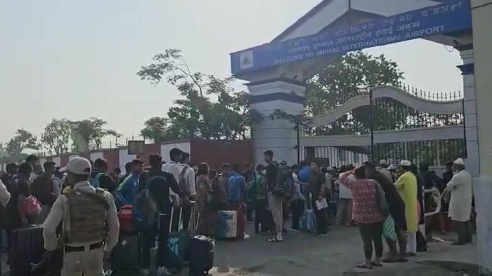 Stranded people being evacuated from violence-hit Manipur