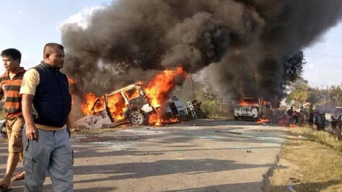 File Photo of Manipur Violence