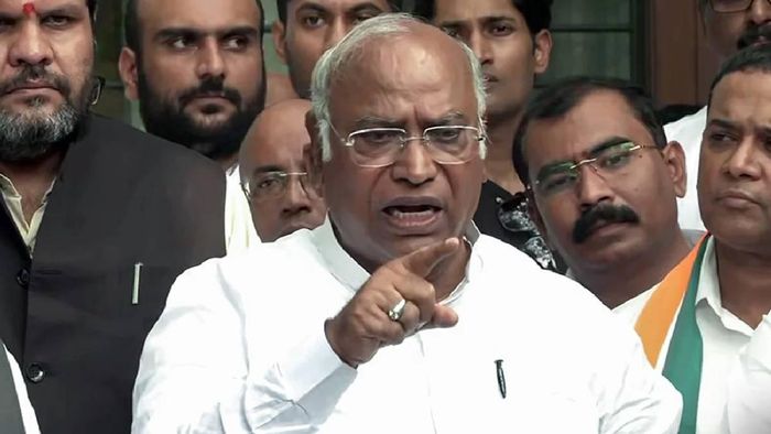 Congress chief Mallikarjun Kharge