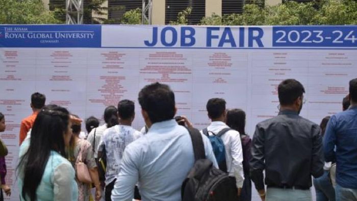 Job fair at Assam Royal Global University