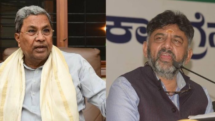 Siddaramaiah (L), DK Shivakumar (R)