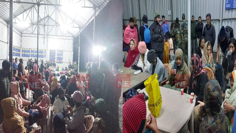 Sikkim: More than 500 tourists stranded due to landslides, road blocks rescued by Indian Army  Sikkim: More than 500 tourists stranded due to landslides, road blocks rescued by Indian Army