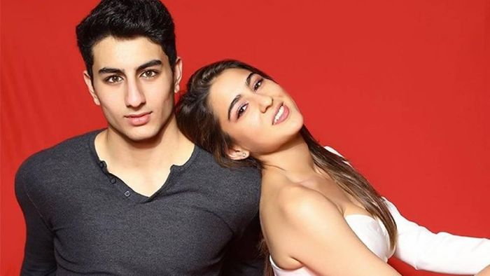 Khan siblings - Ibrahim Ali Khan (L), Sara Ali Khan (R)