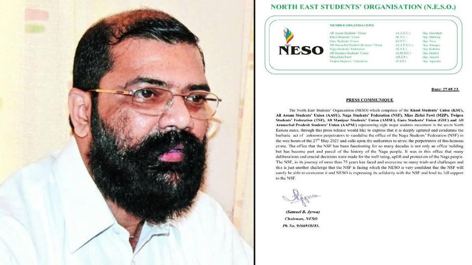 Nagaland: AASU Chief Advisor Samujjal Bhattacharjya demands strict against perpetrators over NSF office vandalism Nagaland: AASU Chief Advisor Samujjal Bhattacharjya demands strict against perpetrators over NSF office vandalism