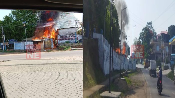 Major fire outbreak in Meghalaya's Dakopgre