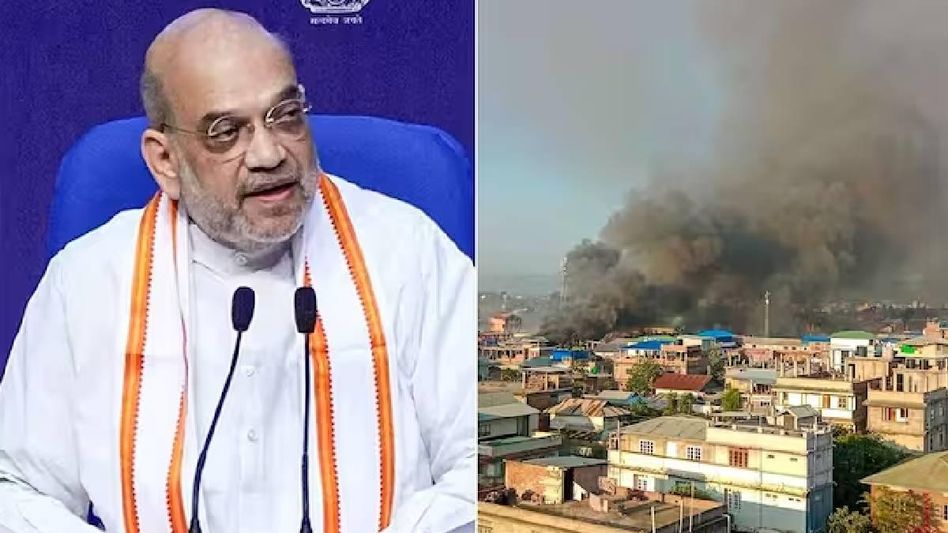 Manipur: Union Home Minister Amit Shah reaches Moreh, visits houses burnt down during conflict Manipur: Union Home Minister Amit Shah reaches Moreh, visits houses burnt down during conflict