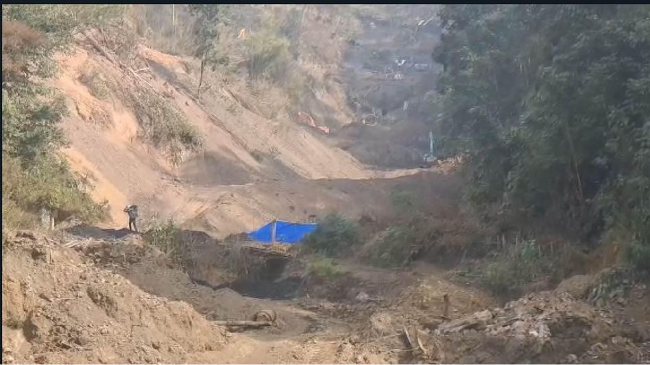 Assam: Patkai Hills losing its glory due to illegal coal mining Assam: Patkai Hills losing its glory due to illegal coal mining