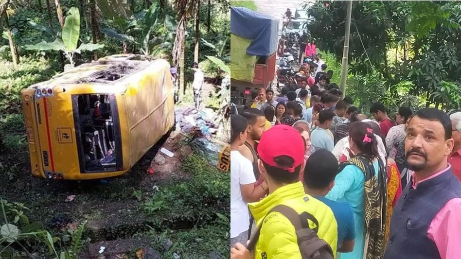 Sikkim: 23 students among 26 injured in bus accident in Gangtok Sikkim: 23 students among 26 injured in bus accident in Gangtok