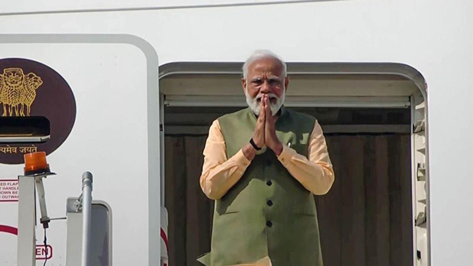 PM Narendra Modi arrives in Japan to attend G7 summit PM Narendra Modi arrives in Japan to attend G7 summit