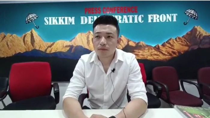 Sikkim Democratic Front press conference