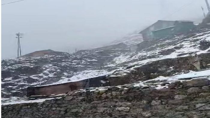 Snowfall in Sikkim
