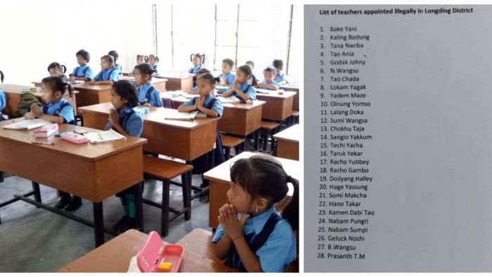 Arunachal: Wife of BJP president of Longding District among 28 teachers illegally appointed, investigation underway