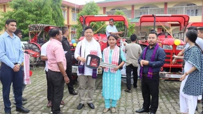 Arunachal government provides farming machinery under ANKY scheme to boost agriculture production
