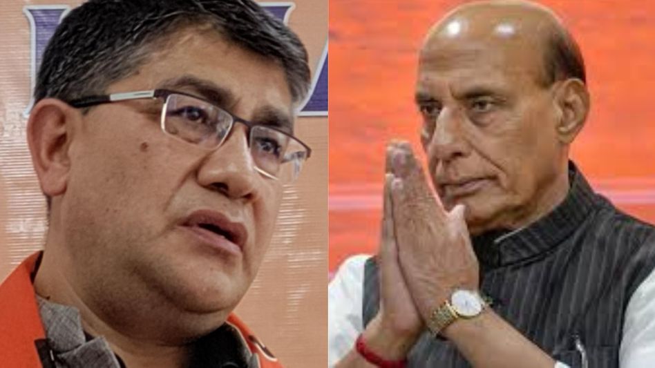 Sikkim BJP president meets Rajnath Singh in Delhi, highlights importance of Sikkimese youths in Armed Forces Sikkim BJP president meets Rajnath Singh in Delhi, highlights importance of Sikkimese youths in Armed Forces