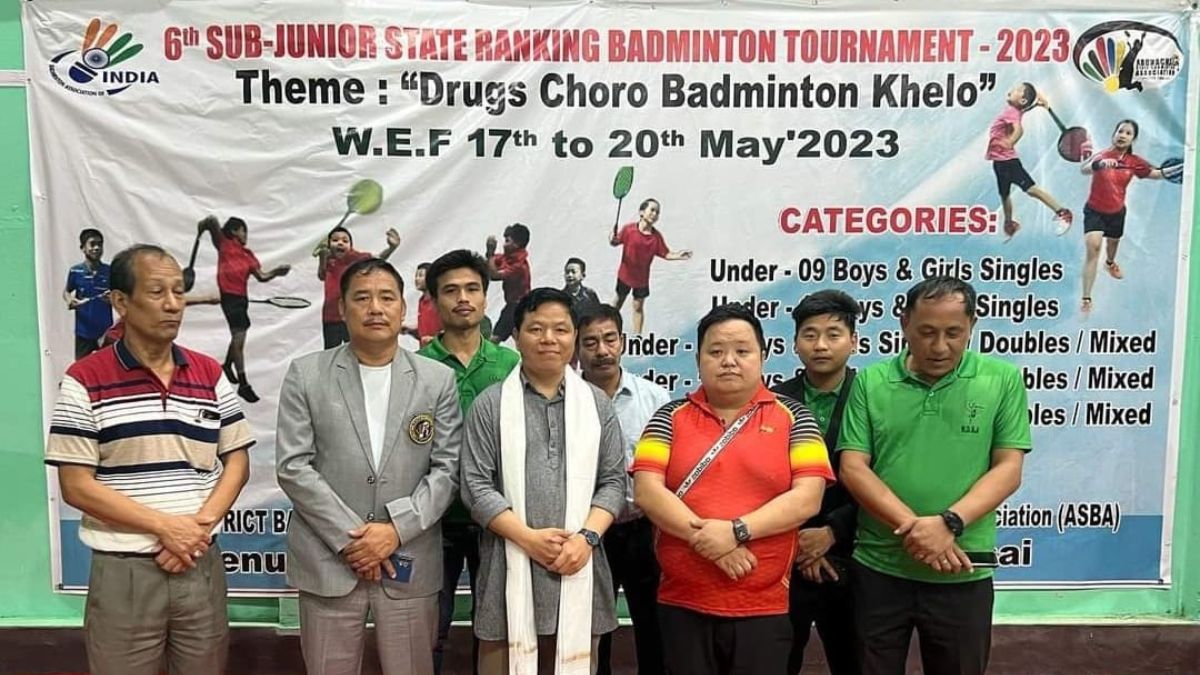 Sixth edition of sub-junior state ranking badminton tournament begins in Namsai