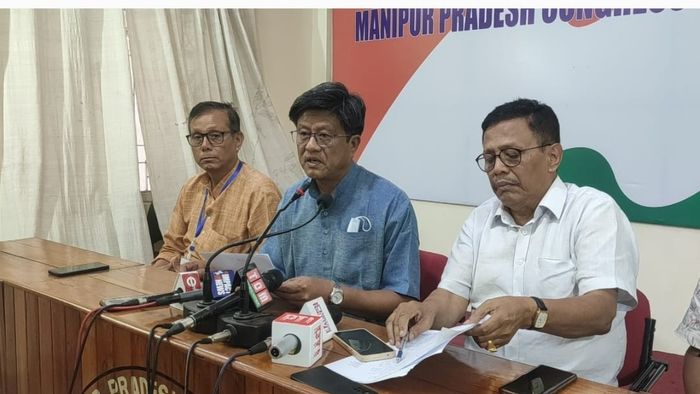 Manipur Congress demands utilisation of 5-10 per cent of budget in addressing problems driven by present crisis