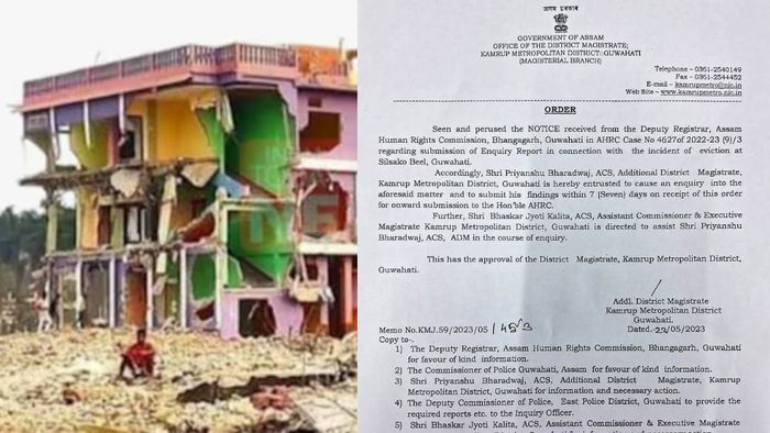 Kamrup (M) district administration orders magisterial enquiry into eviction drive at Silsako Beel