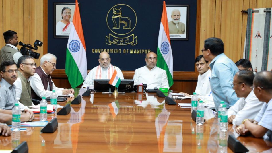 Manipur violence: Amit Shah holds discussions with Civil Society Organizations in Imphal Manipur violence: Amit Shah holds discussions with Civil Society Organizations in Imphal