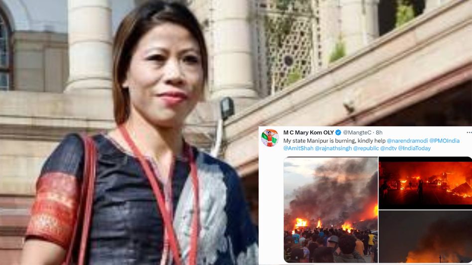 'My State Manipur is Burning': Tweets Manipuri boxer Mary Kom, appeals for help 'My State Manipur is Burning': Tweets Manipuri boxer Mary Kom, appeals for help
