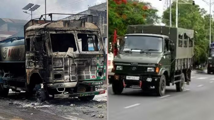Situation under control, Flag March in Churachandpur district