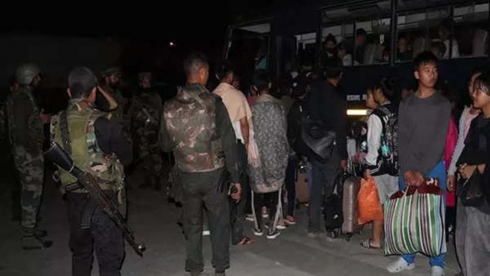 Thirty people from violence-hit Manipur flee to neighbouring Mizoram