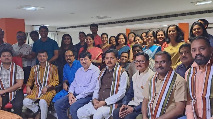 Ahead of Karnataka Assembly polls Assam Congress leader Bhupen Borah campaigns in Bengaluru