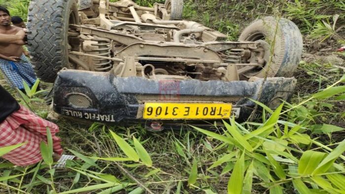 Accident in Tripura's Dhalai district