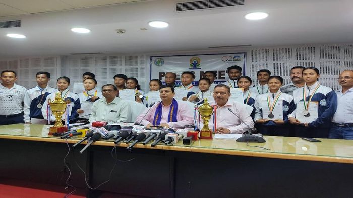 Sports and Youth Affairs Minister of Tripura, Tinku Roy,