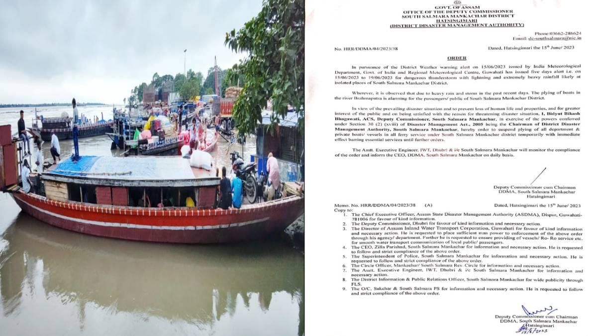 Assam: Illegal boats challenge DC's order on Brahmaputra river in Mankachar