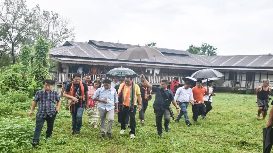 Arunachal Deputy CM conducts door-to-door campaign in Chowkham Assembly Constituency Arunachal Deputy CM conducts door-to-door campaign in Chowkham Assembly Constituency