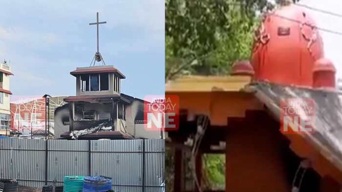 Church of Imphal East & Mandir in Kangpokpi