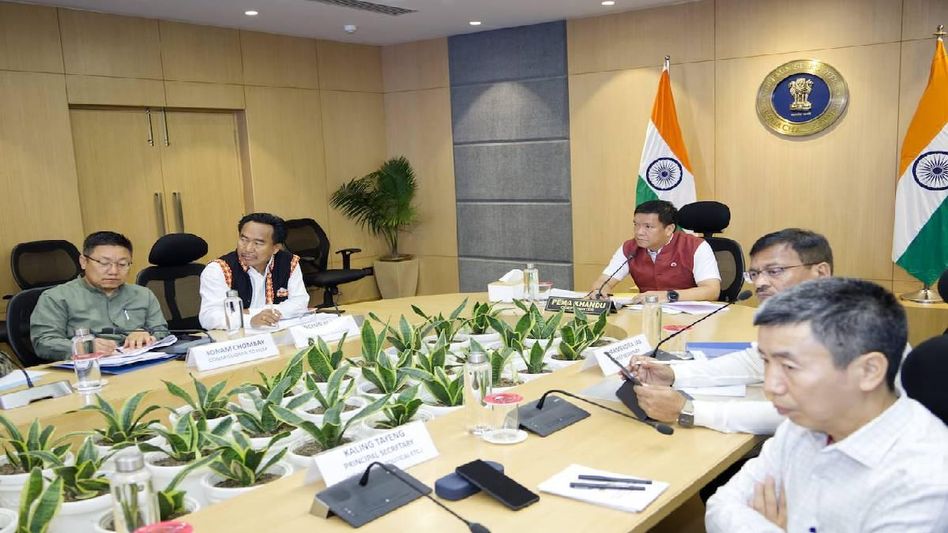 Arunachal CM Pema Khandu reviews status of several projects and programs  Arunachal CM Pema Khandu reviews status of several projects and programs