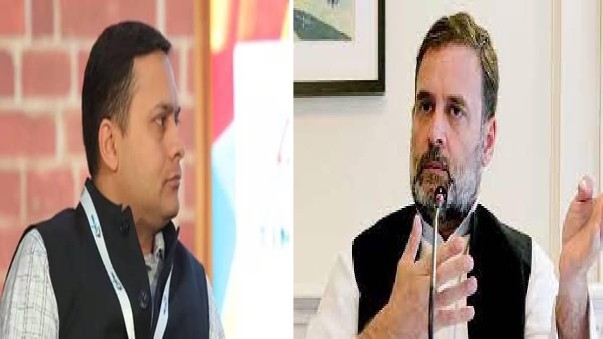 BJP IT Cell head Amit Malviya (L) and Congress leader Rahul Gandhi (R)-16:9