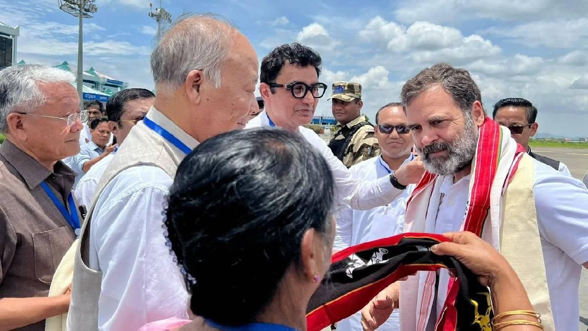 Manipur violence: Rahul Gandhi lands in Imphal, to head towards Churachandpur via road Manipur violence: Rahul Gandhi lands in Imphal, to head towards Churachandpur via road