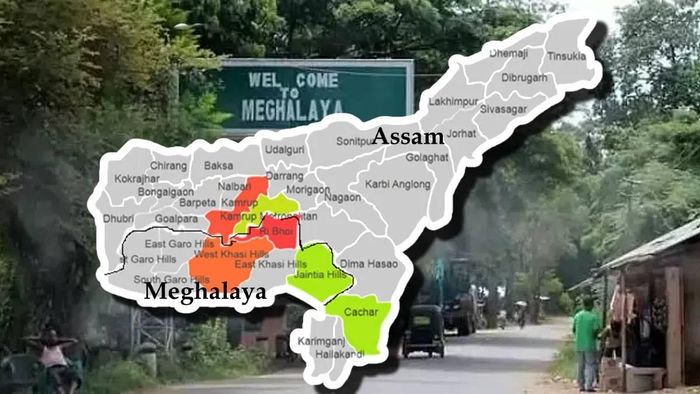 Meghalaya and Assam border dispute
