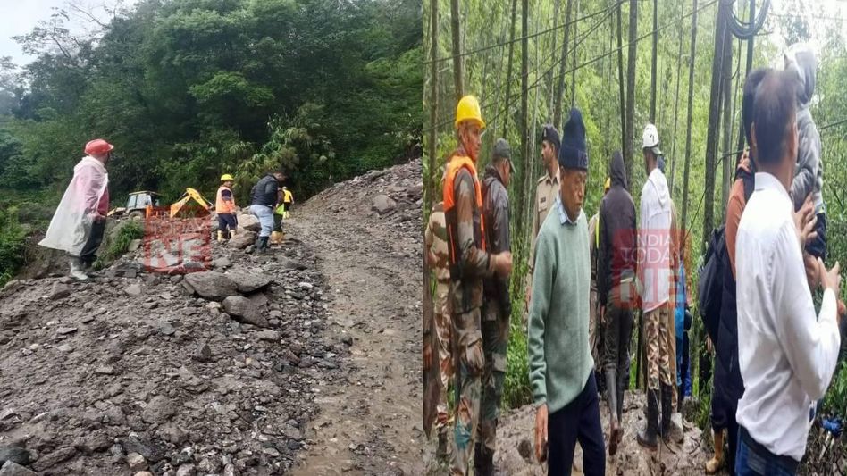 Sikkim: Incessant rainfall disrupts road connectivity; 2,475 tourists including 60 students stranded in Mangan Sikkim: Incessant rainfall disrupts road connectivity; 2,475 tourists including 60 students stranded in Mangan